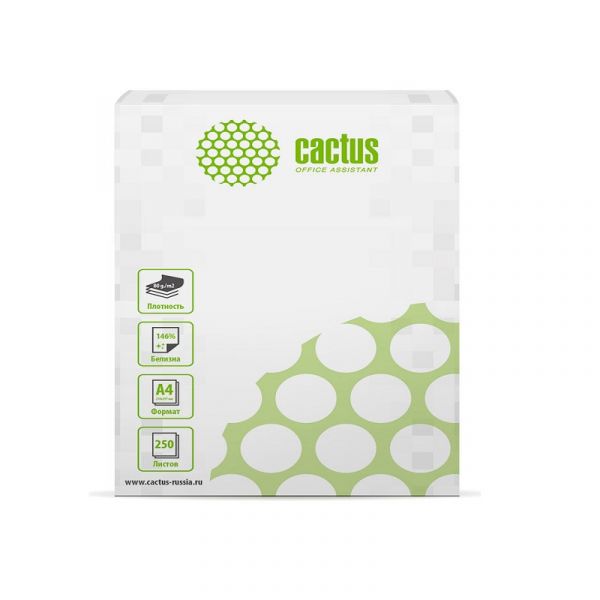 Бумага Cactus CS-OP-A480250 A4 80 г/м2 250 л. покрытие без покрытия белый