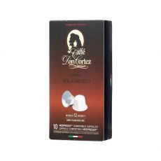 Кофе в капсулах Carraro Don Cortez Vigoroso Nespresso Original крепость 12 10 шт.