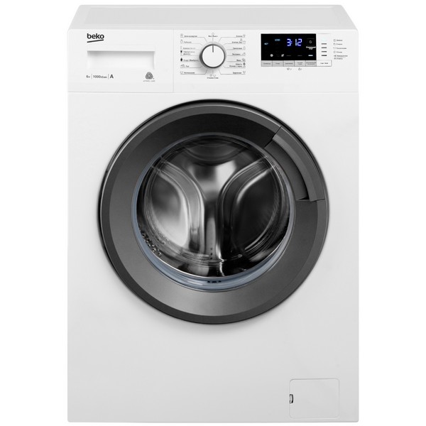 Стиральная машина BEKO WRE6512ZAW фронтальная 6 кг белый